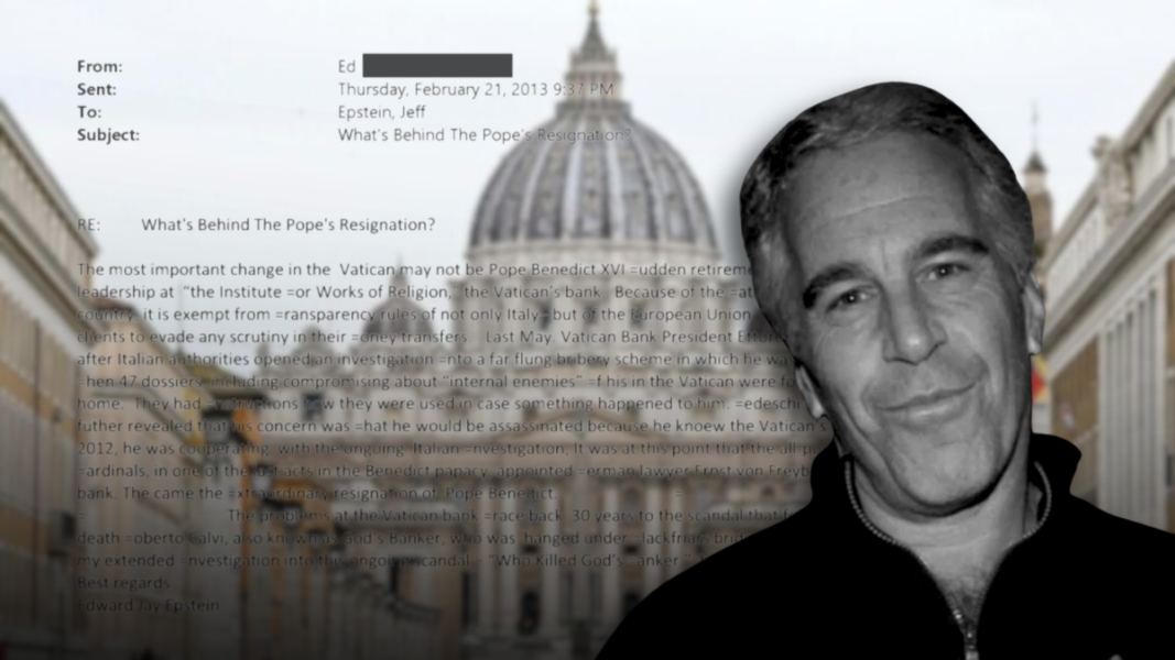 Los correos de Epstein y el Banco Vaticano: aclaraciones necesarias