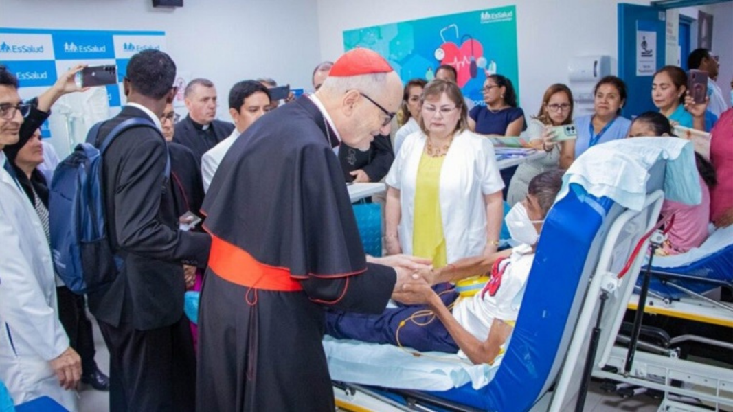El cardenal Czerny acompaña a enfermos en Chiclayo en la XXXIV Jornada Mundial del Enfermo