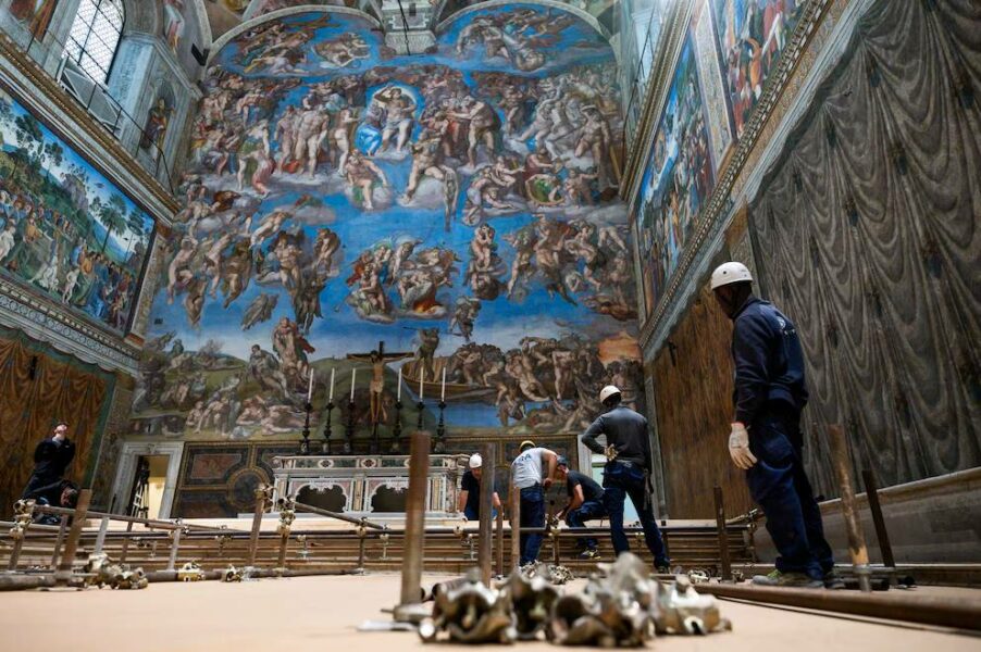 Finaliza la restauración del “Juicio Final” en la Capilla Sixtina antes de Semana Santa