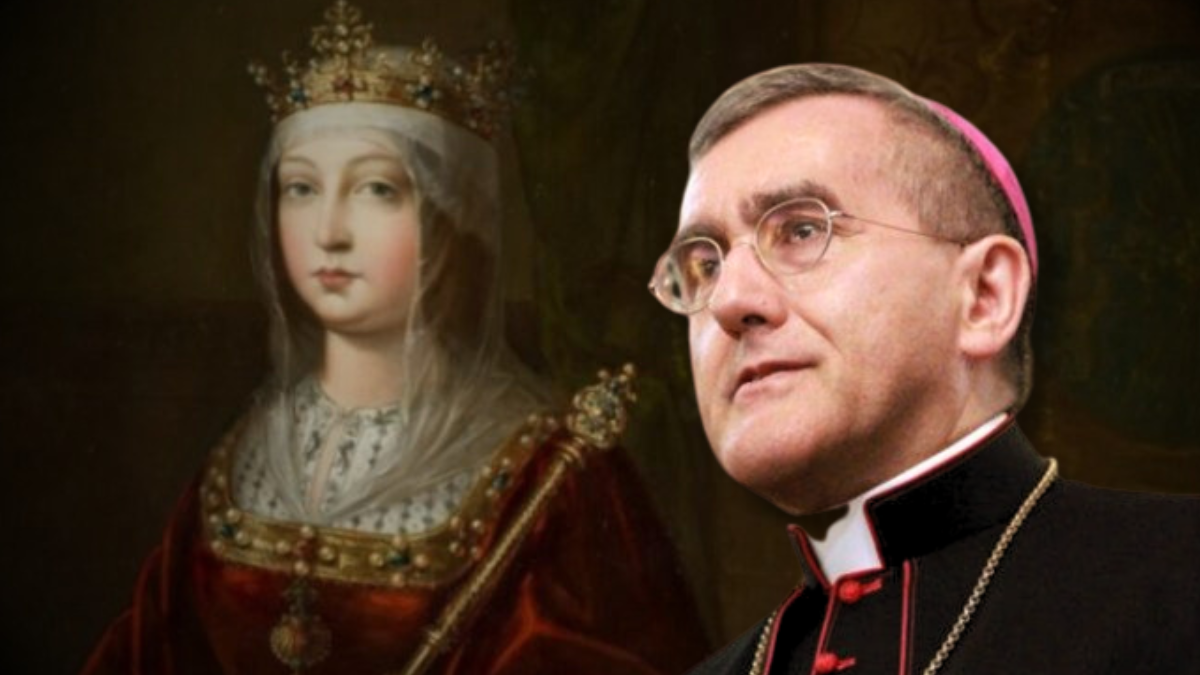 Mons. Pioppo preside la Santa Misa por el 575 aniversario de Isabel la ...