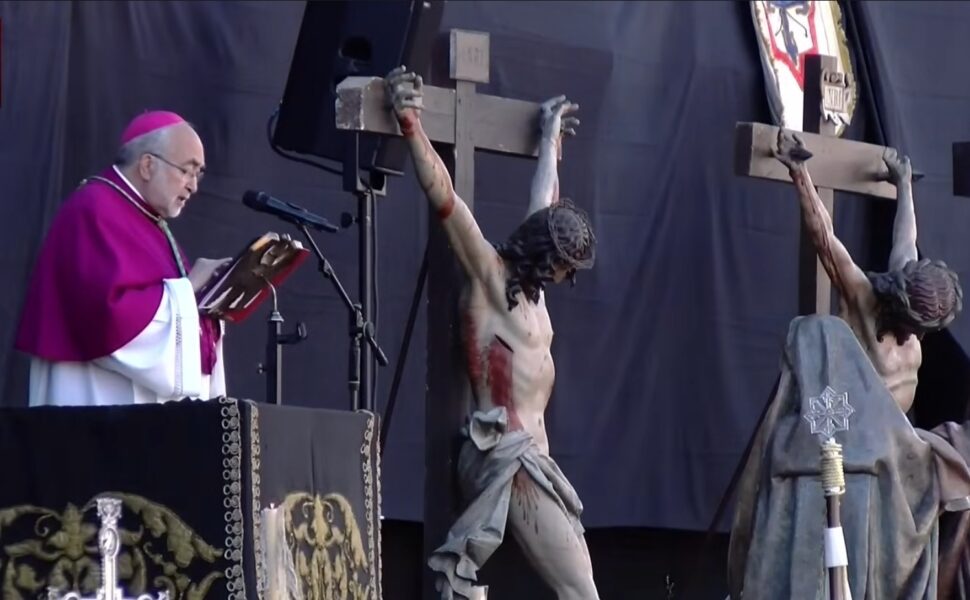 Sanz Montes predica el Sermón de las Siete Palabras en Valladolid