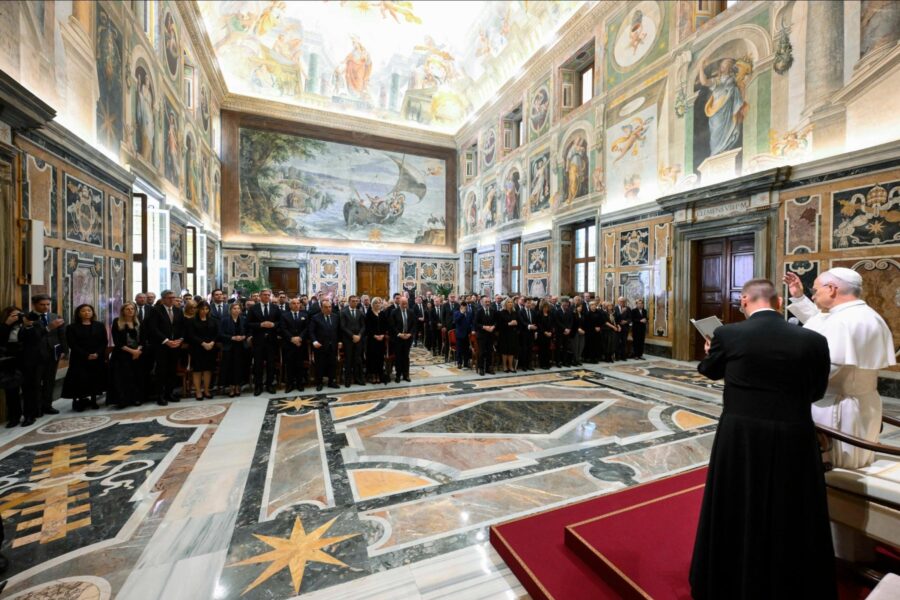 León XIV recibe al Partido Popular Europeo