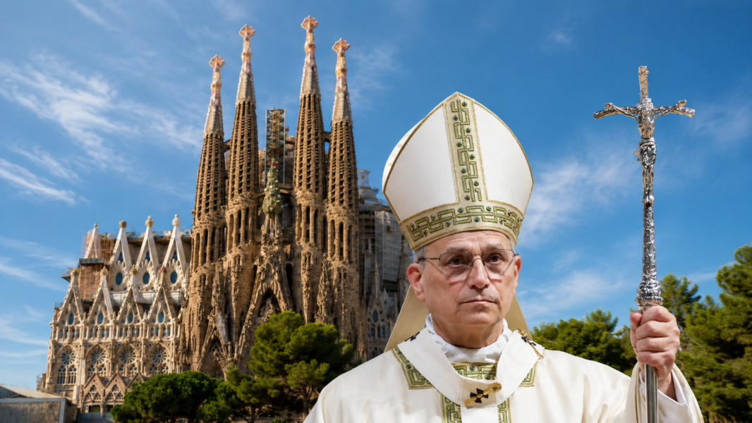 El separatismo catalán rabia al saber que el Papa bendecirá en español la torre de Gaudí