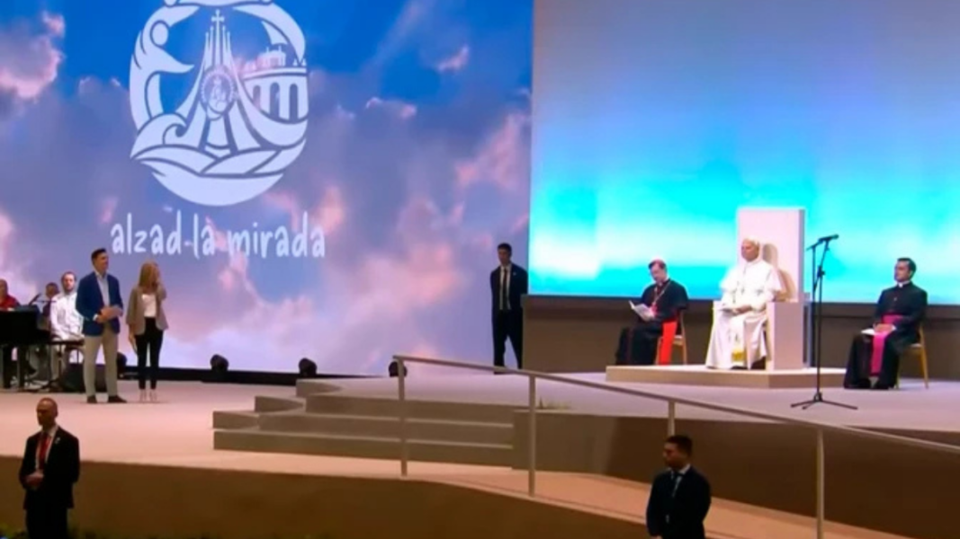 La última parada del Papa en Madrid: un encuentro con los voluntarios de la Iglesia