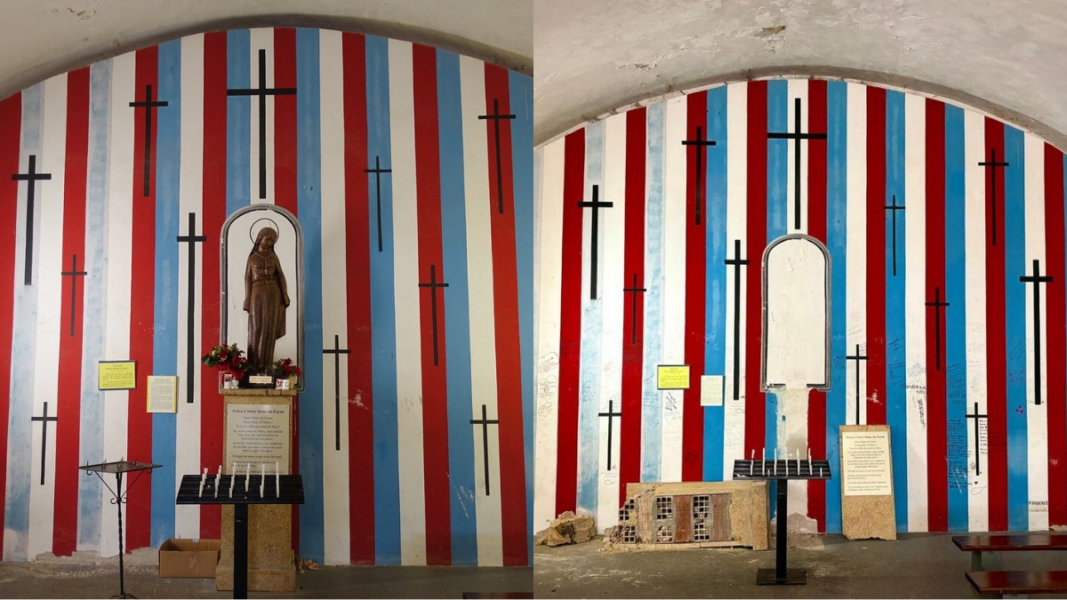 Profanan una imagen de la Virgen en un histórico santuario mariano al sur de Francia