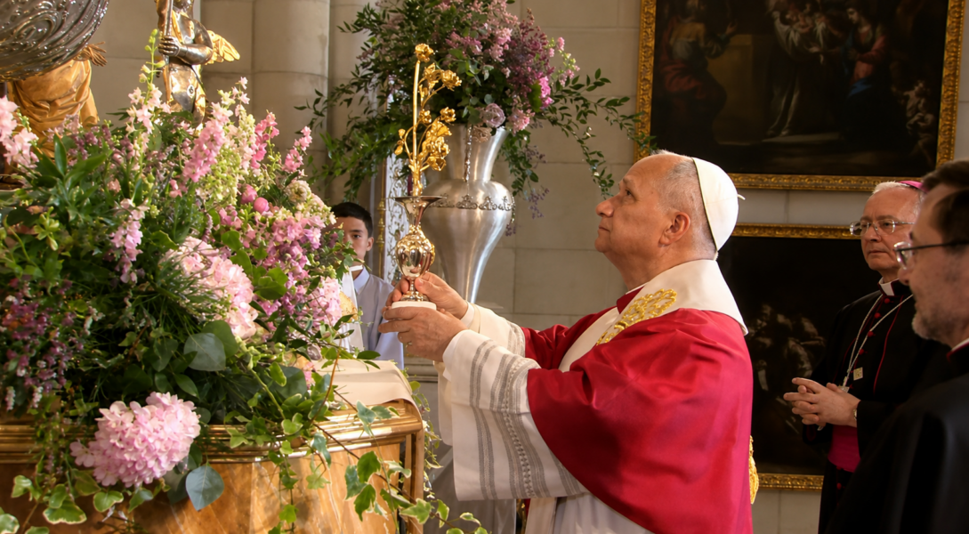Una rosa de oro para la Almudena: el gesto de León XIV para la patrona de Madrid