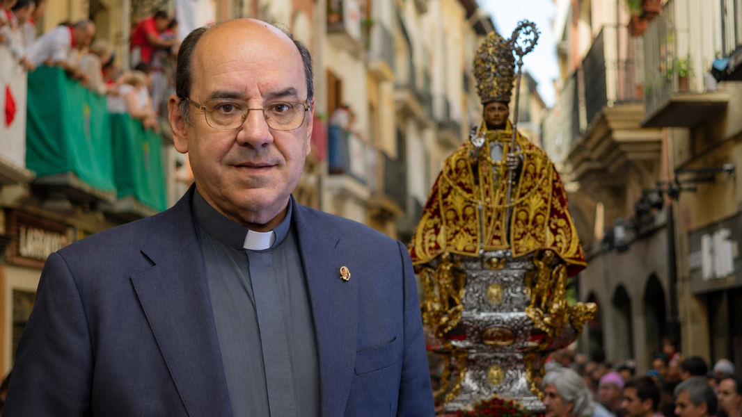 Roselló presenta a San Fermín como un inmigrante y pide una Iglesia «de puertas abiertas»