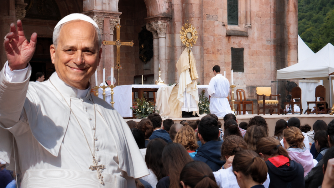 León XIV aux jeunes de la JEMJ : « Quand il vous semble qu’il vous manque le vin de la joie, recourez à l’Eucharistie »