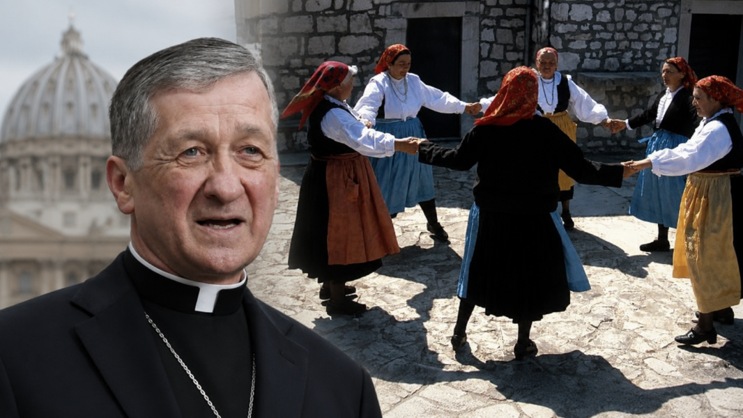 Cupich compara la sinodalidad con una danza croata para explicar su funcionamiento