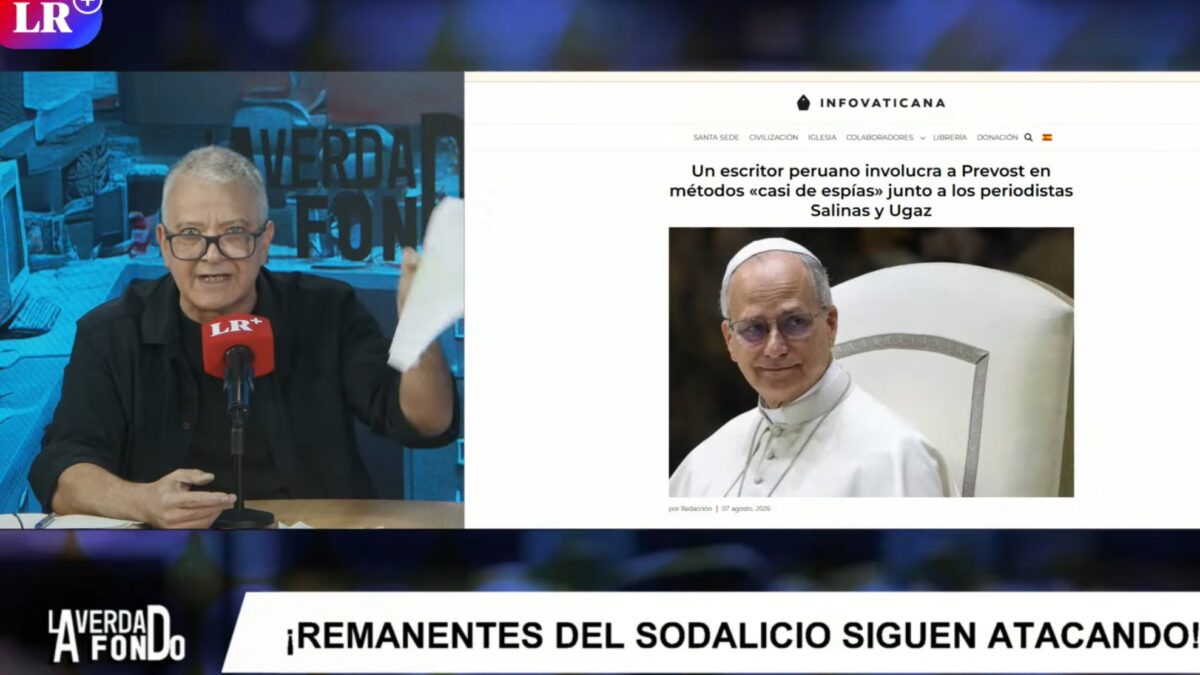Salinas explica el método: la denuncia contra Cipriani no pasó por ningún tribunal, «llegó a las manos del Papa» por sus amigos