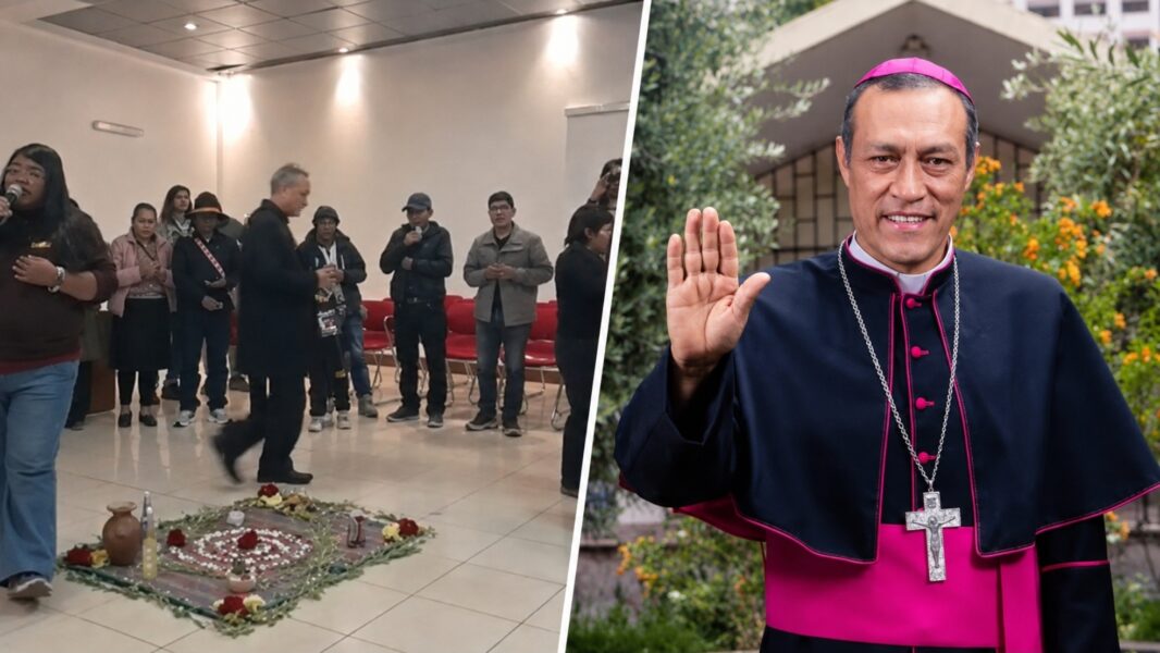 León XIV eleva a arzobispo a Lizardo Estrada, el obispo auxiliar que hace dos semanas participó en un «pago a la Pachamama»