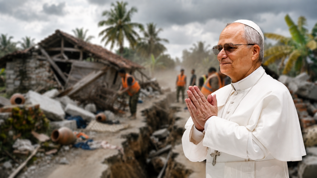 León XIV expresa su cercanía a las víctimas del terremoto en Indonesia y reza por los fallecidos