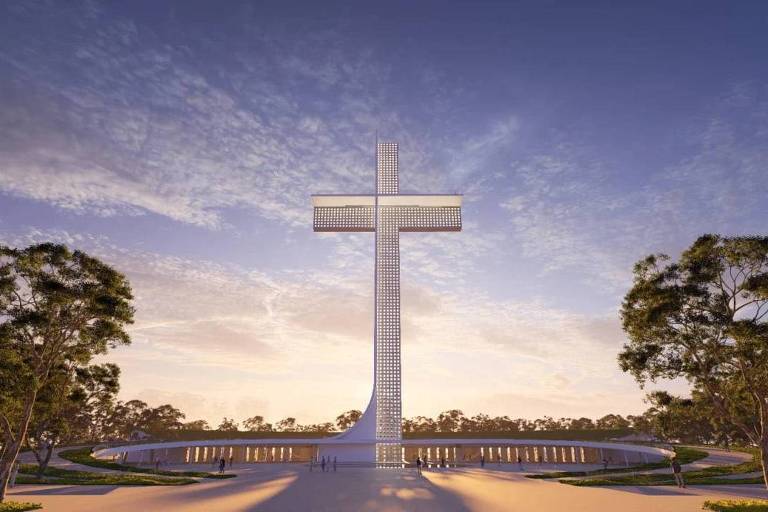 Una nueva cruz se levanta: Brasil inicia la construcción de un monumento de 102 metros