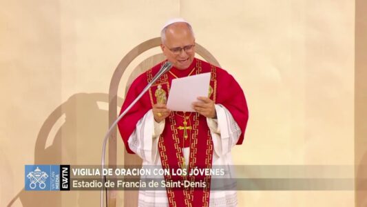 Discurso del Papa León XIV durante la vigilia de oración con los jóvenes en Francia