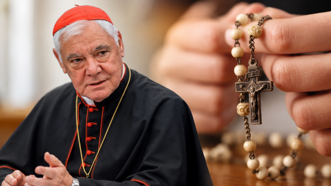 Müller pide recuperar el rezo cotidiano del rosario: «No debe quedar olvidado en el fondo de un cajón»