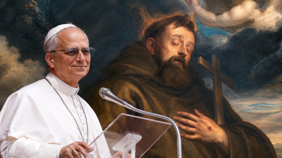 León XIV en el Ángelus: «San Francisco reparó la Iglesia en virtud de la fe en el Señor Jesús»