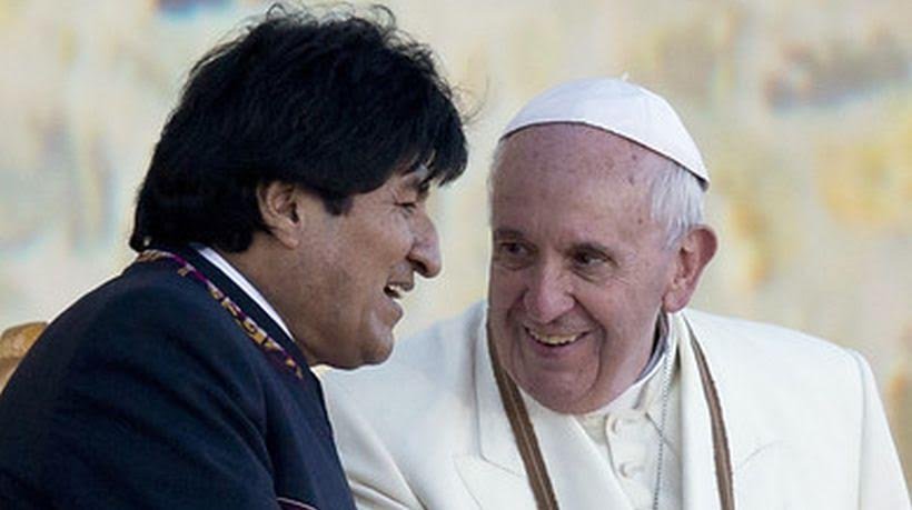 El Papa Francisco se reúne con Evo Morales en audiencia privada por quinta vez.