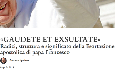 Poca alegría y muchos insultos. Francisco explicado por el padre Spadaro