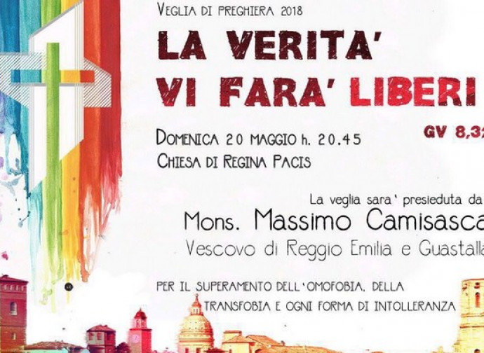«ARMEN LÍO» (1): Vigilias contra la homofobia y la transfobia en toda Italia, con la presencia de diversos obispos.