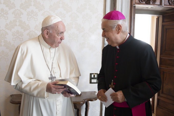 Presidente de la Conferencia del Episcopado Mexicano sostiene encuentro con Papa Francisco