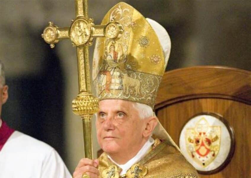 Esta fue la verdadera imagen de Benedicto XVI