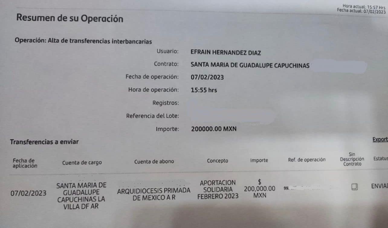 Capuchinas. "Solidaridad"