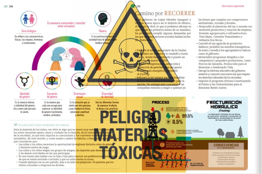 Libros escolares envenenados: ¿Vamos a permitir que adoctrinen y perviertan a la niñez mexicana?