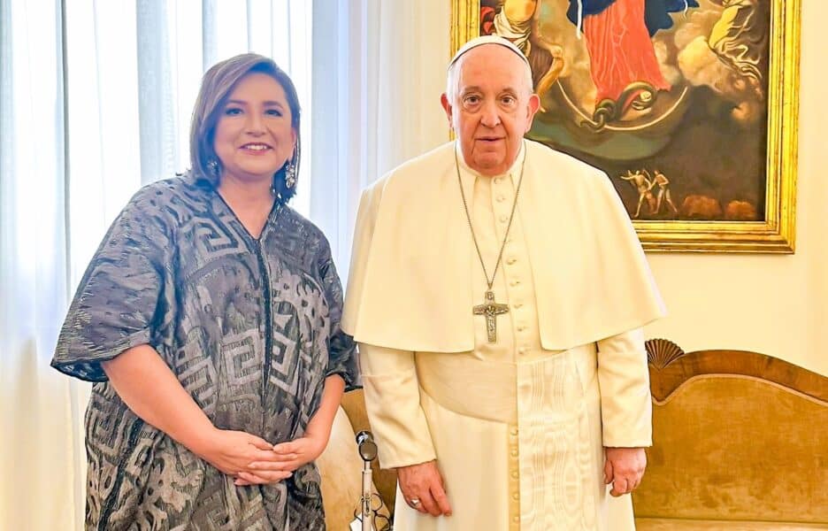 Candidata de Frente opositor a AMLO confiesa “fe por Dios y a la Iglesia” ante el Papa; revela detalles de reunión en El Vaticano