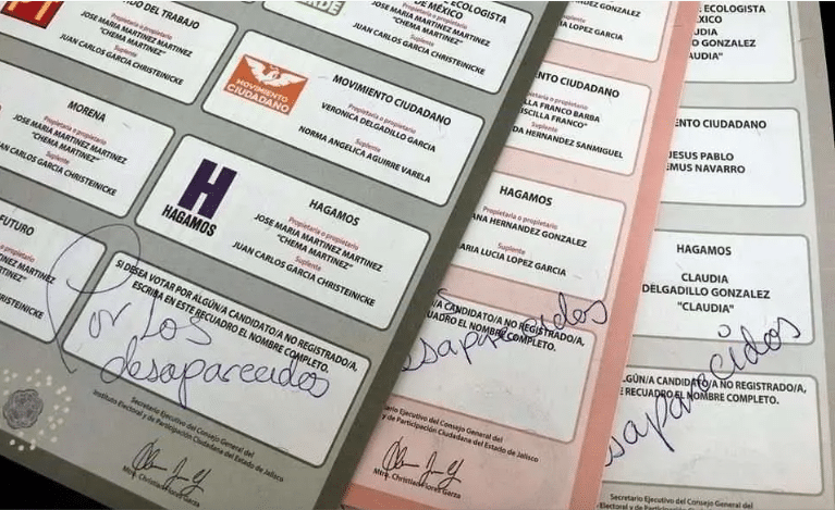 Un voto por los desaparecidos