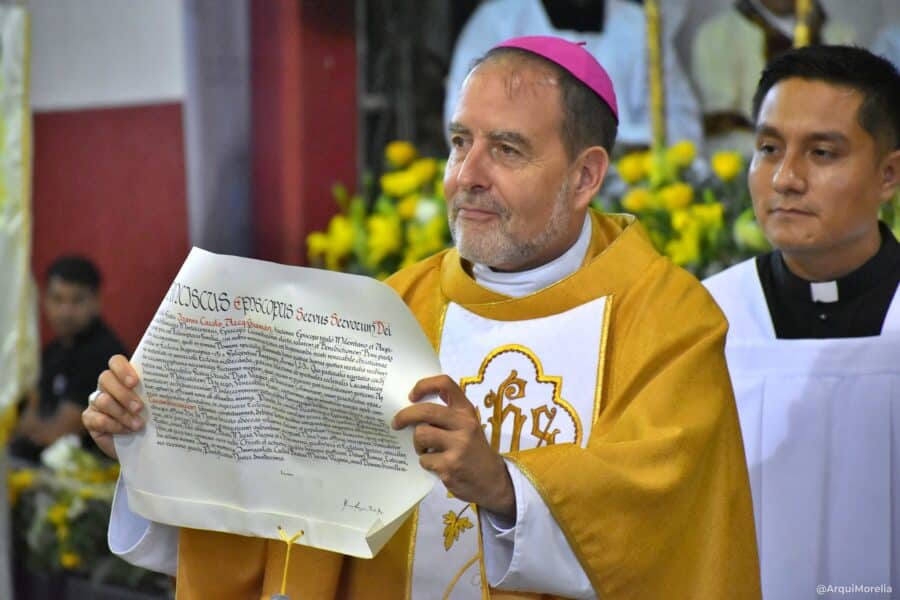 «Sólo pido la unción del Espíritu», diócesis de Tacámbaro recibe a su nuevo obispo