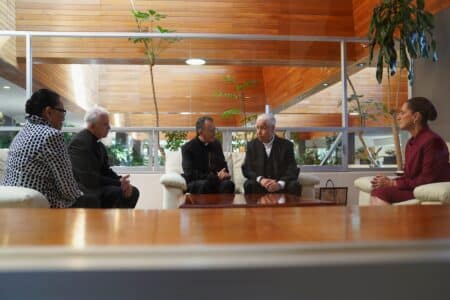 Sheinbaum en la CEM, más promesas sobre seguridad