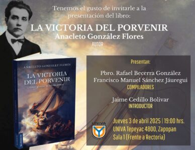Presentarán nuevo libro del mártir Anacleto González Flores en Guadalajara, Jalisco
