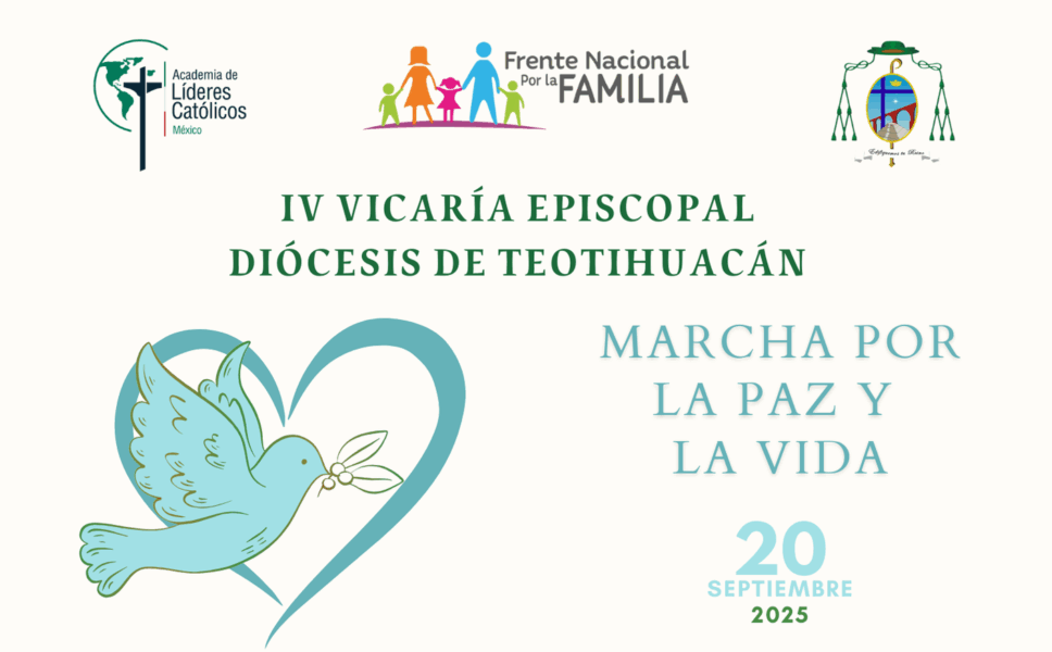 Diócesis de Teotihuacán convoca a su primera Marcha por la Paz y la Vida