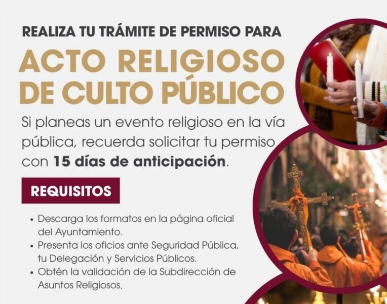 Pagar  “derechos” para rezar,  ayuntamiento pone tarifas a celebraciones de Semana Santa