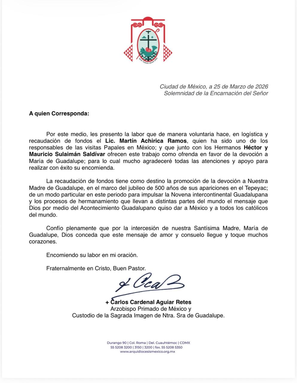Aguiar. Con el poder de su firma.